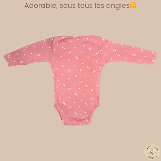 Body rose - Kiabi - fille 9 mois