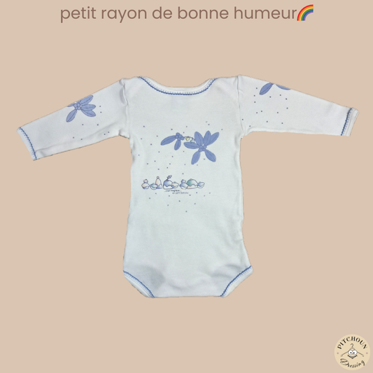 Body blanc - Petit Bateau - fille 3 mois