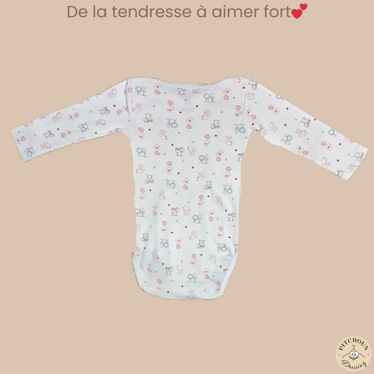 Body blanc - Infligi - fille 18 mois