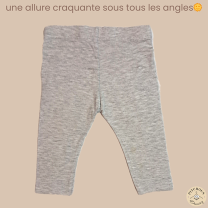Legging gris - Marque non précisée - fille 3 mois