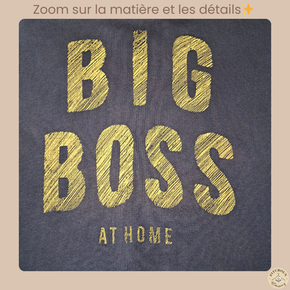 Sweat marron à capuche - Kiabi - garçon 5 ans